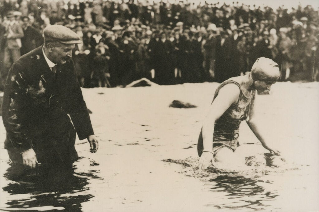 Mercedes Gleitze, nadadora britânica, primeira Embaixadora Rolex