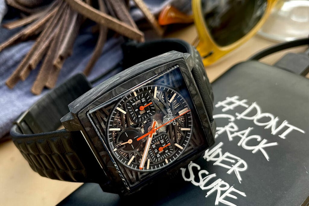 O raro Monaco 'Dark Lord' em pose na edição 2021 de Le Mans | Foto: Nicholas Gatehouse/Espiral do Tempo