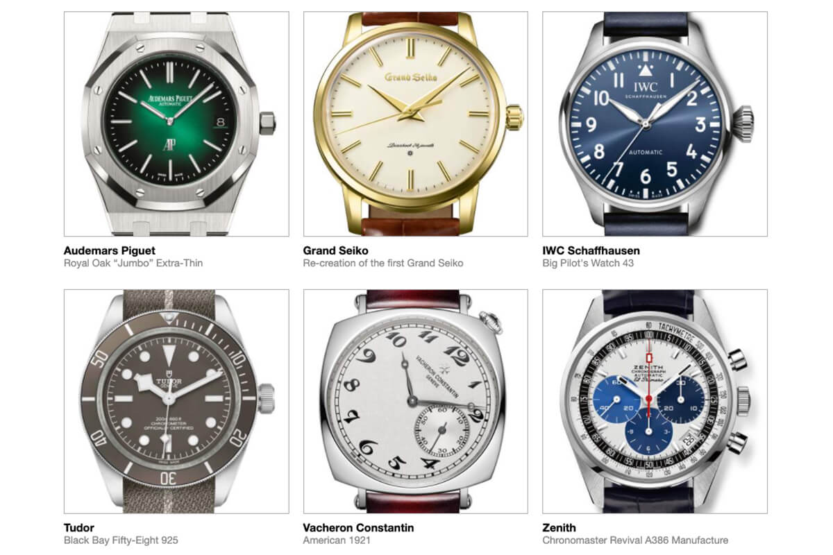 GPHG 2021 Nominated Watches: Iconic