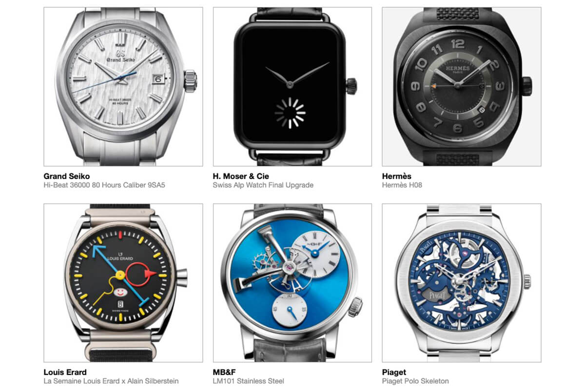 GPHG 2021 Nominated Watches: Men's