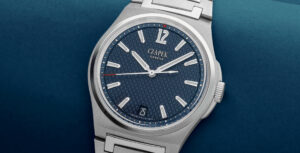 Mostrador azul do Czapek Antarctique Passage de Drake Deep Blue