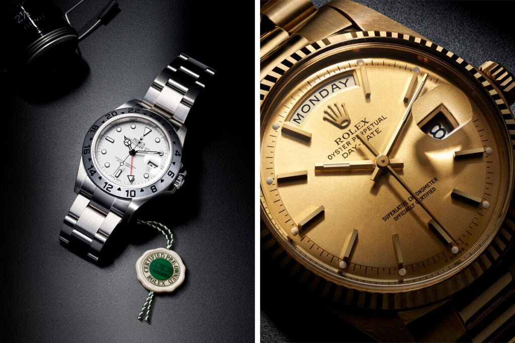 O programa Certified Pre-Owned abrange todos os relógios Rolex usados, desde que tenham pelo menos três anos.