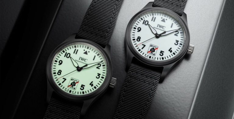 Dois relógios de pulso IWC Pilot Watch Automatic 41 BlackAces