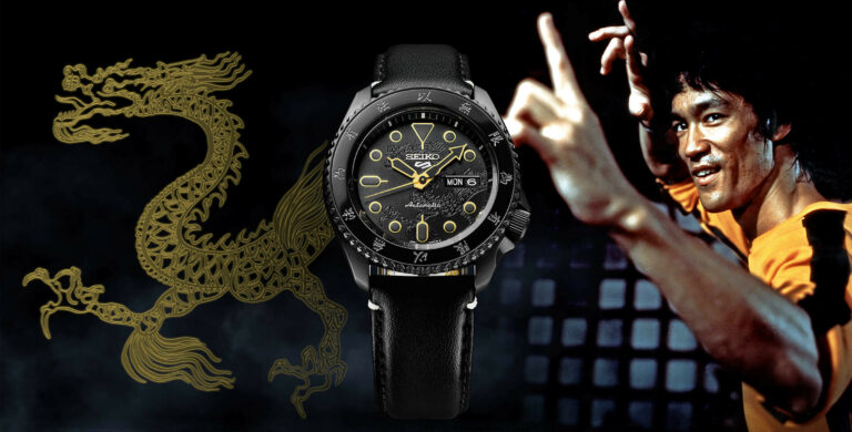 o relógio Seiko 5 Sports Bruce Lee Limited Edition