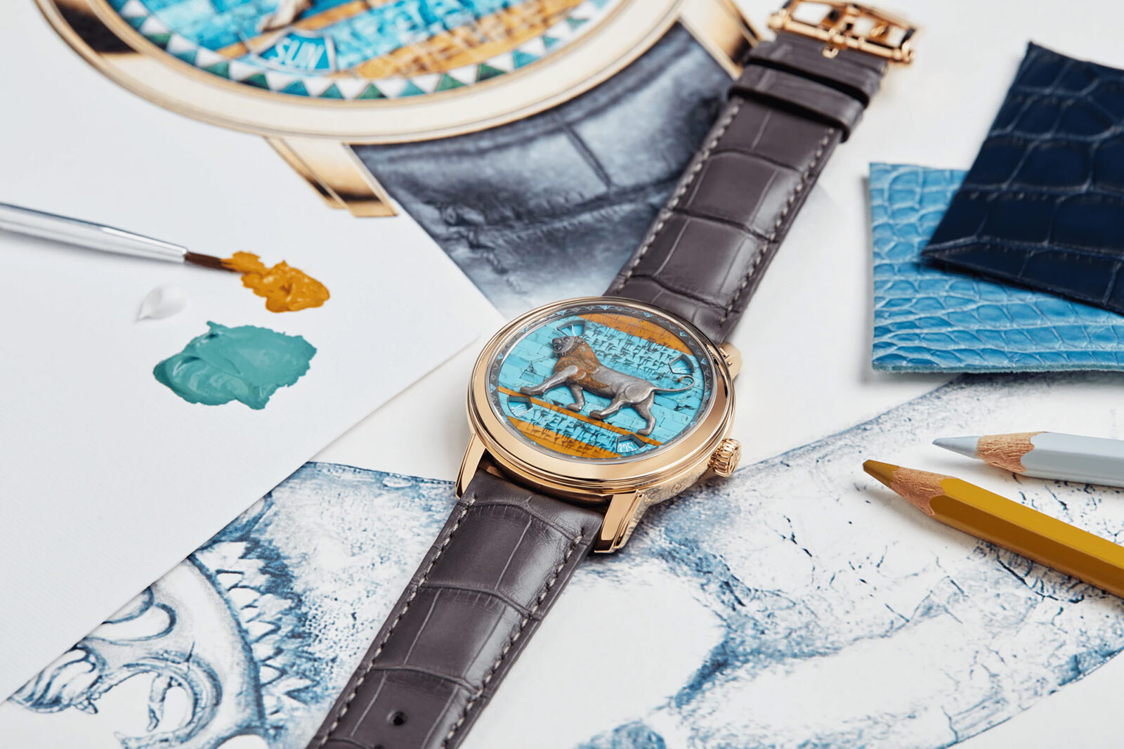 Gravação e pintura em esmalte em miniatura são alguns dos exemplos de ofícios que animam o atelier de Métiers d'Art | Fotos: Vacheron Constantin
