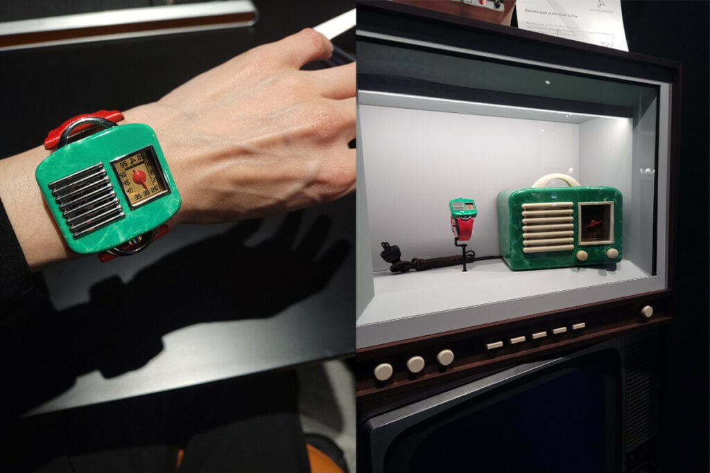 O relógio Hautlence Retrovion ’47 inspirado num rádio antigo e visto no pulso
