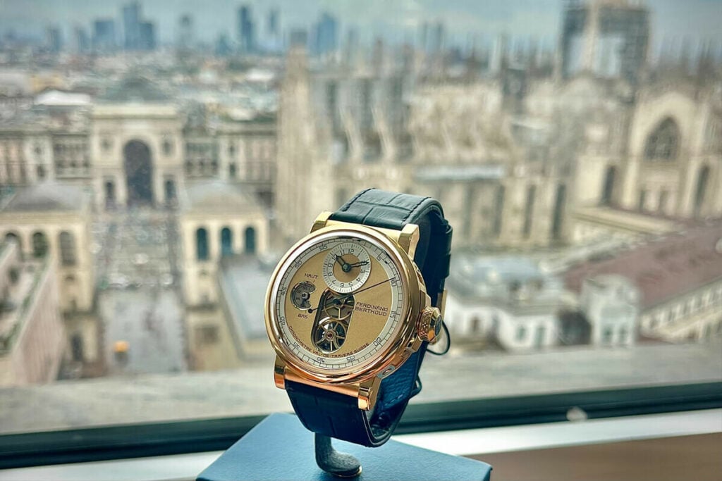 O exemplar único Chronomètre FB 2T da Ferdinand Berthoud dedicado à Milano Watch Week | Foto: Miguel Seabra/Espiral do Tempo
