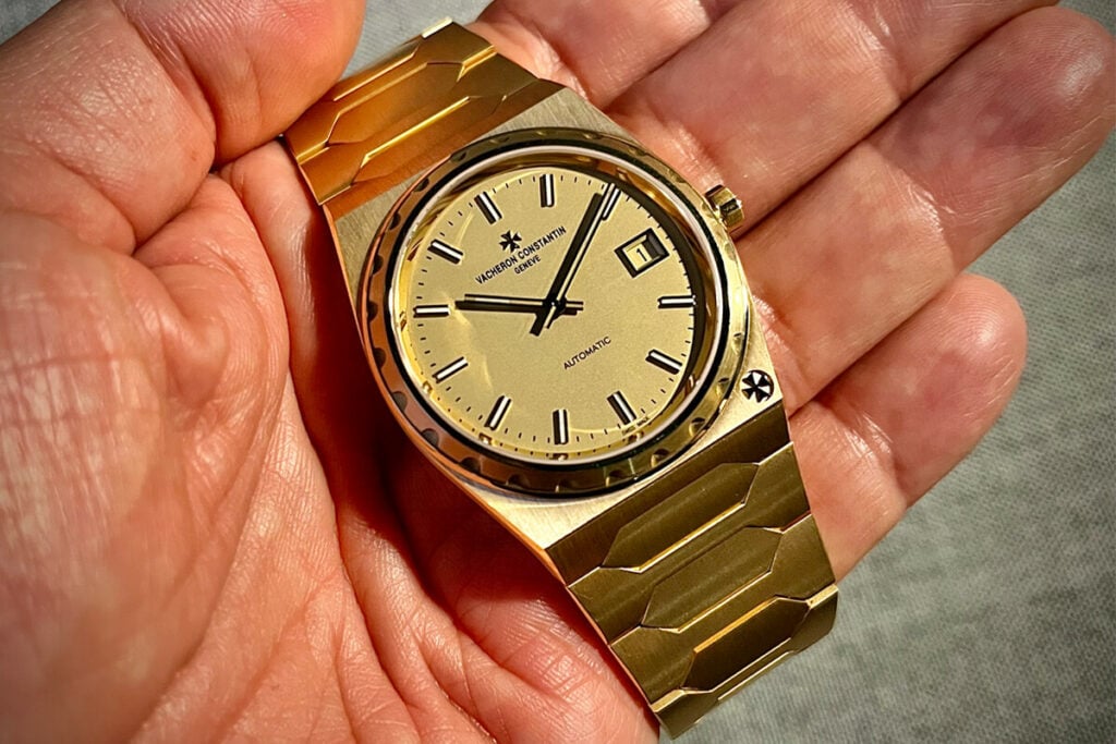 relógio pulso Vacheron Constantin ouro 222 Overseas gold