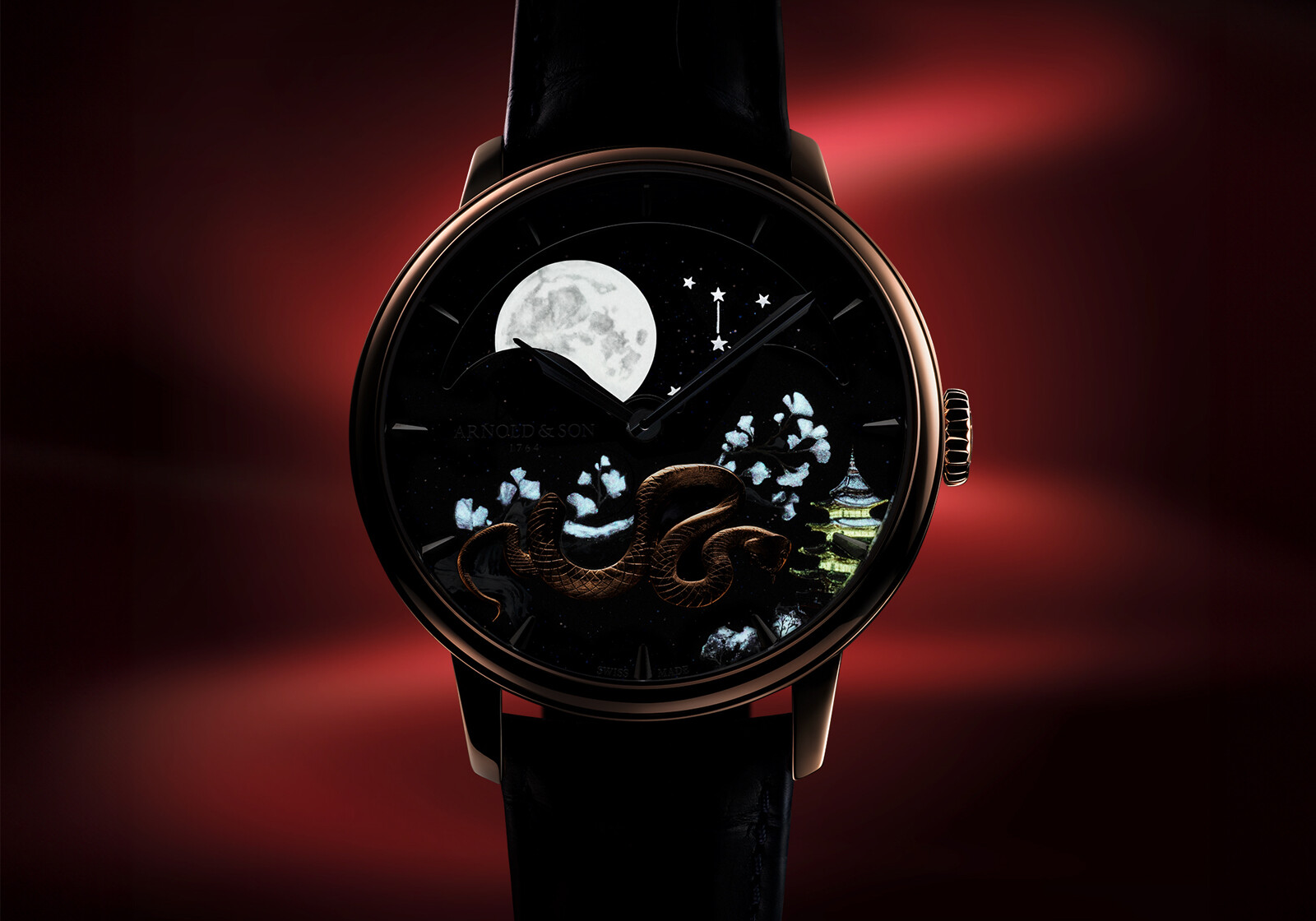 Perpetual Moon 41.5 Red Gold 'Year of the Snake' | Foto: Arnold & Son