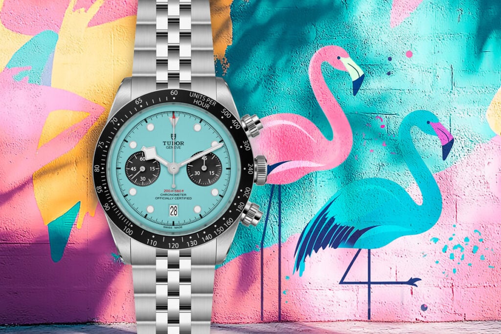 O Black Bay Chronograph 'Flamingo Blue' | Foto: Tudor
