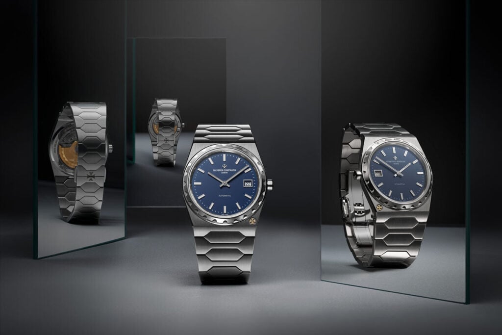 Tão parecidos mas simultaneamente tão distintos: o Historiques 222 é a interpretação atual do 222 | Foto: Vacheron Constantin