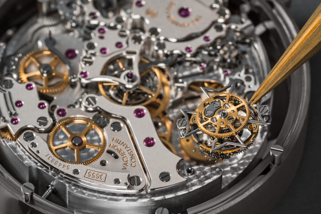 O Calibre 3655 do Les Cabinotiers Solaria Ultra Grand Complication é formado por 1521 componentes | Foto: Vacheron Constantin