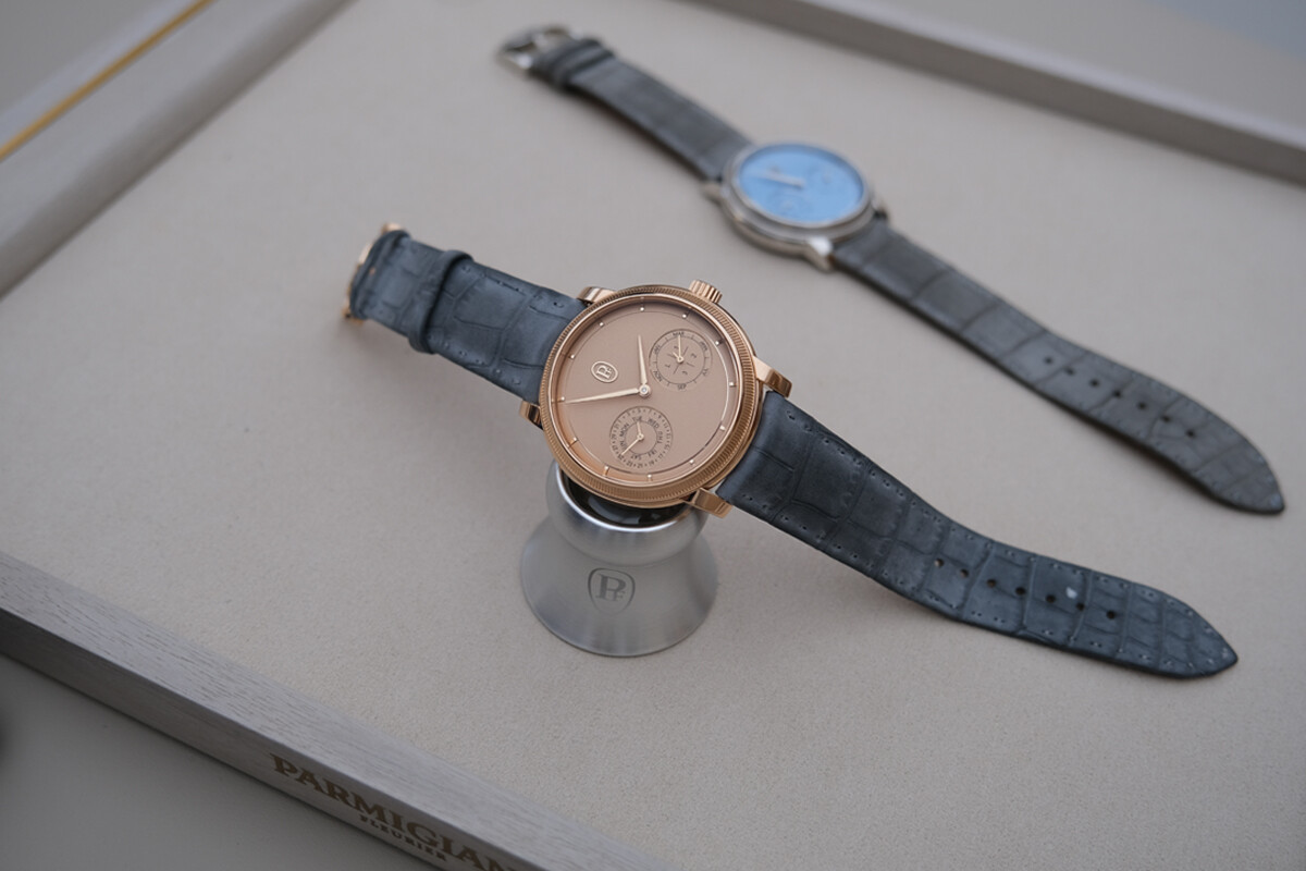 Toric Quantième Perpetuel: um dueto Parmigiani de tons cromáticos suaves | Foto: Cesarina Sousa/ Espiral do Tempo