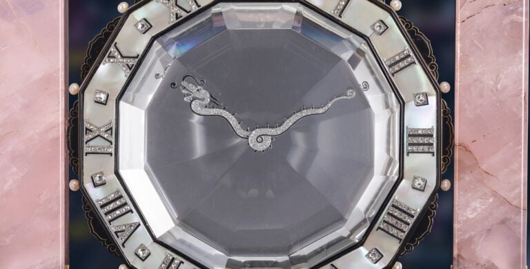Relógios misteriosos: Portico Mystery Clock de Cartier