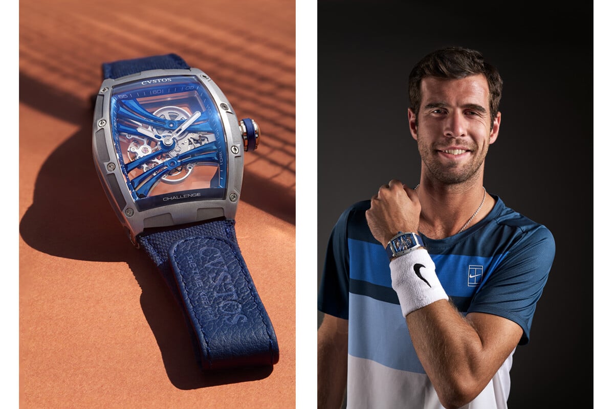 Karen Khachanov e o novo Cvstos Challenge K.Khachanov | Fotos: Cvstos