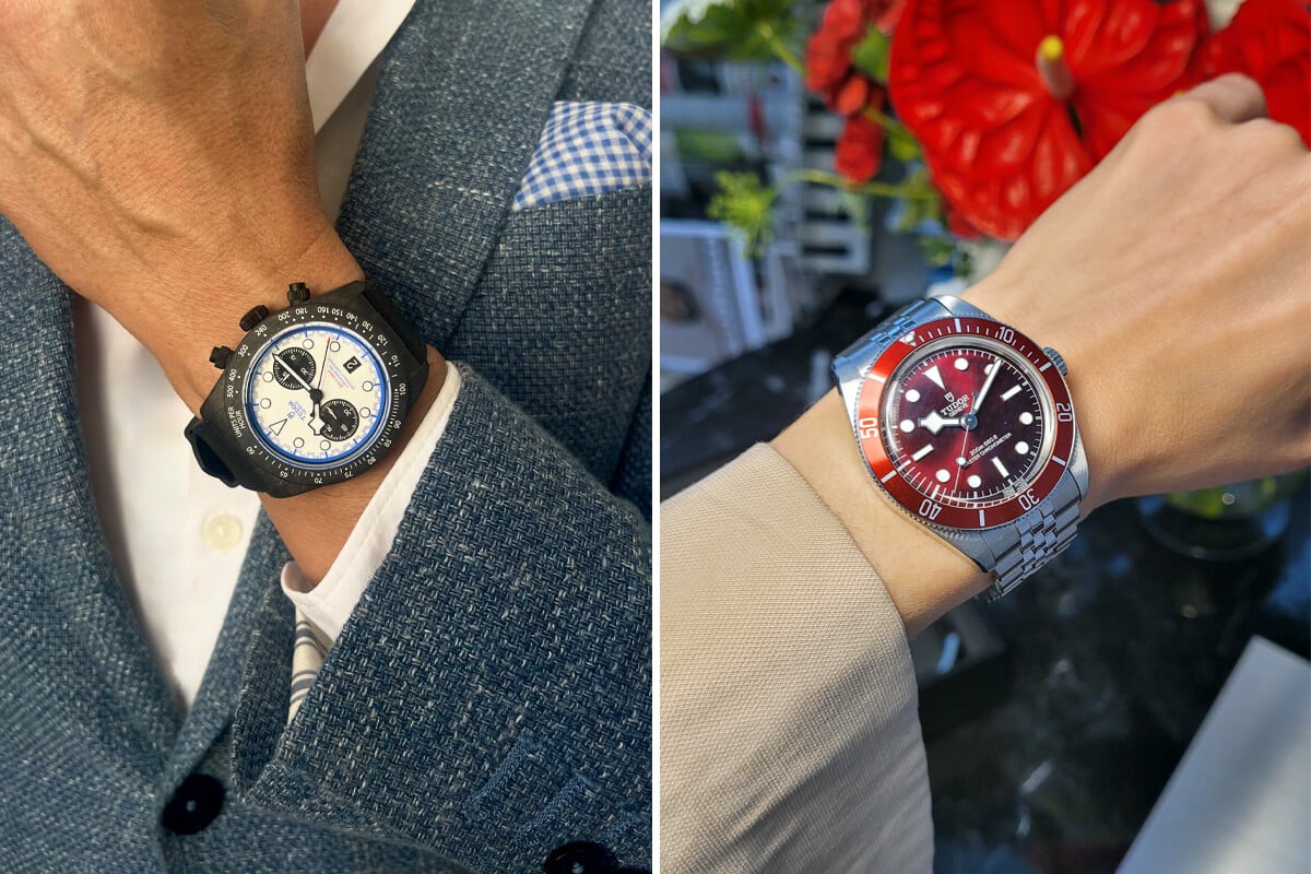 Novidades Tudor 2025 Tudor Black Bay Chrono | Foto: Tudor Duas novidades marcantes: a edição especial do Black Bay Chrono FXD e o Black Bay 58 em vermelho sangue