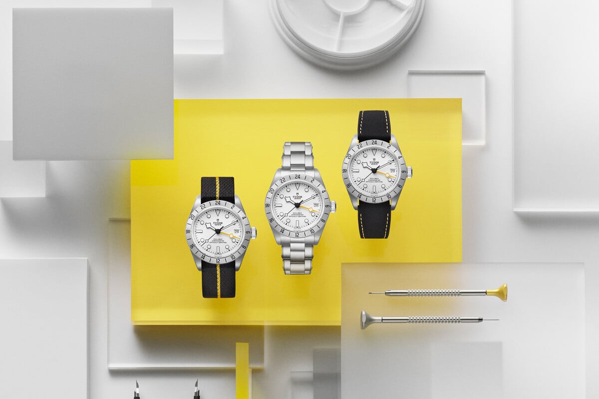 Novidades Tudor 2025: As três opções de 'roupagem' para o novo Black Bay Pro de mostrador opalino | Foto: Tudor