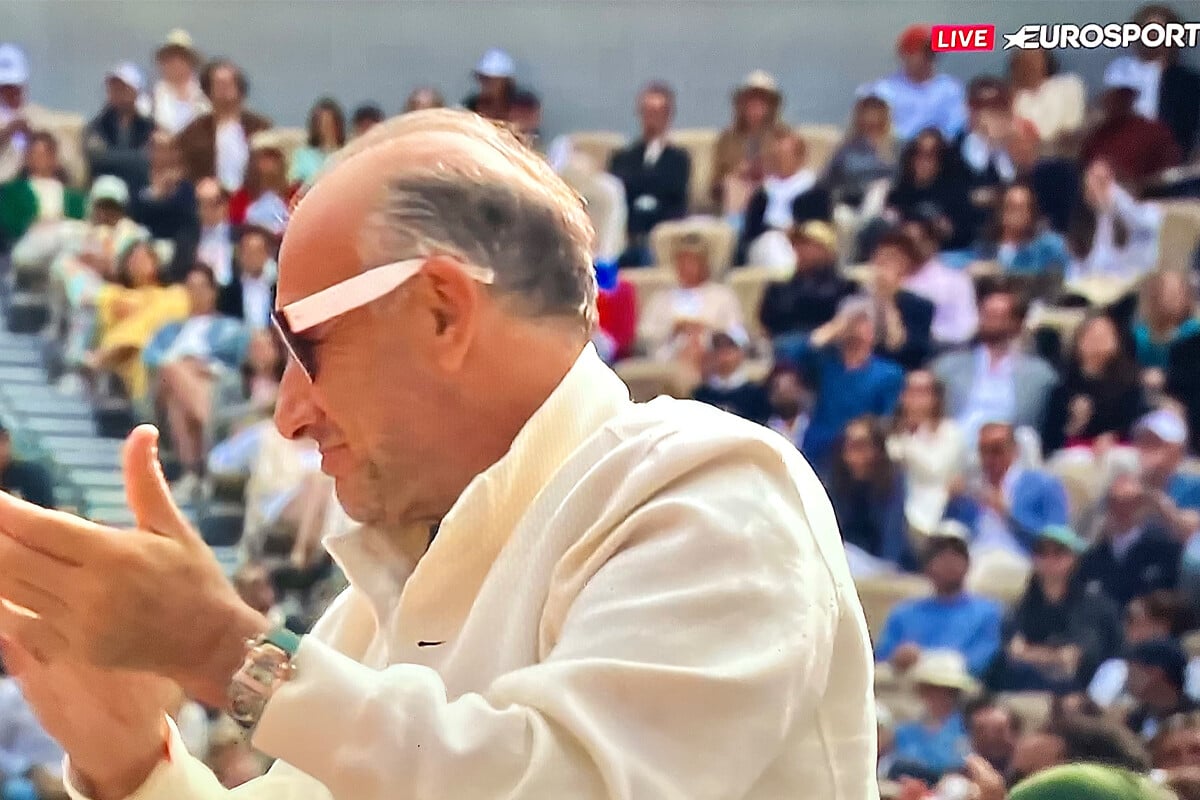 A maior surpresa de Roland-Garros: um espetador 'apanhado' na transmissão da final com um raro MB&F x Bulgari Serpenti! | Foto: Miguel Seabra