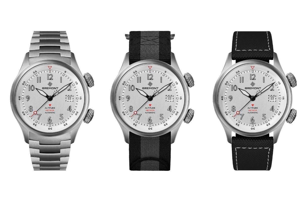 Os novos Bremont MB Orange Barrel em três versões com mostrador branco
