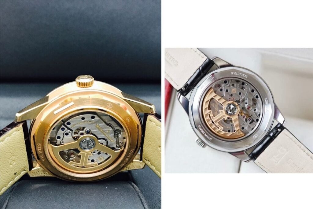 Diferença entre um movimento automático falso e um verdadeiro da Jaeger-LeCoultre