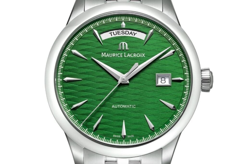 O verde domina o 1975 Automatic Day-Date Sapin Green | Foto: Maurice Lacroix
