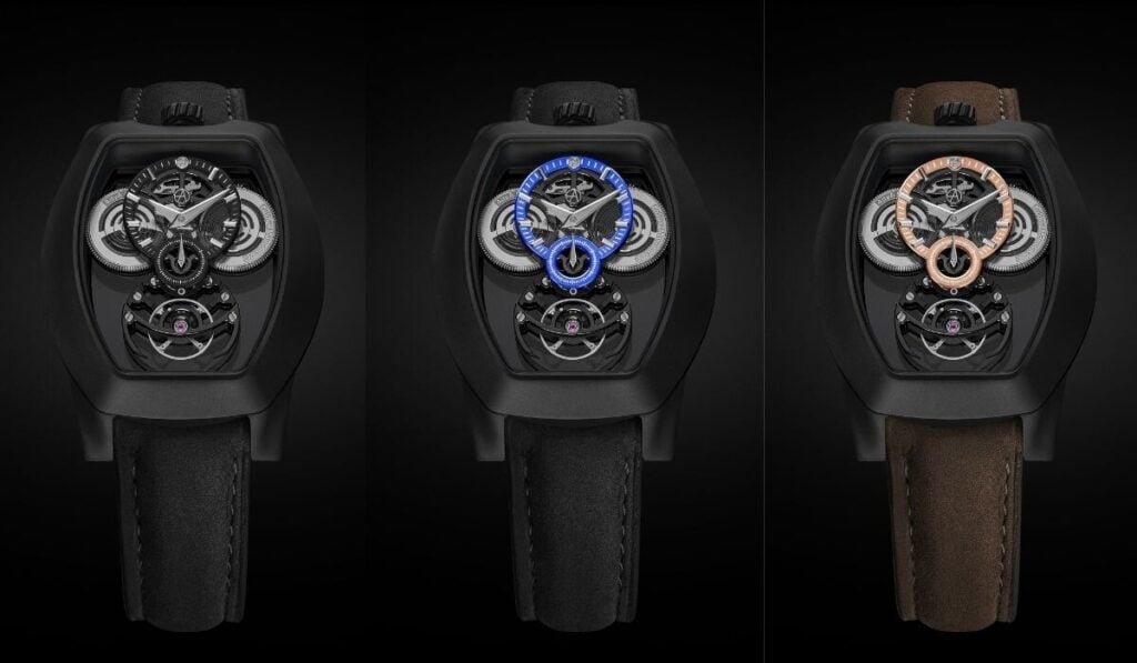 O novo Purity Curvy HMS Mirror Titanium coloca em destaque o movimento e o formato de caixa | Foto: Artya