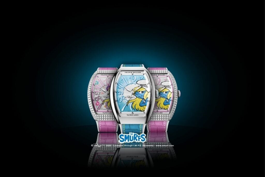 As três variantes do Vanguard Smurfette | Foto: Franck Muller