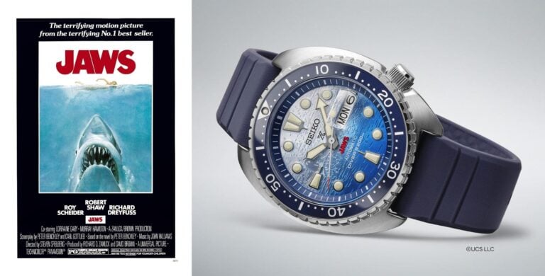 Relógio Seiko e Cartaz de Jaws