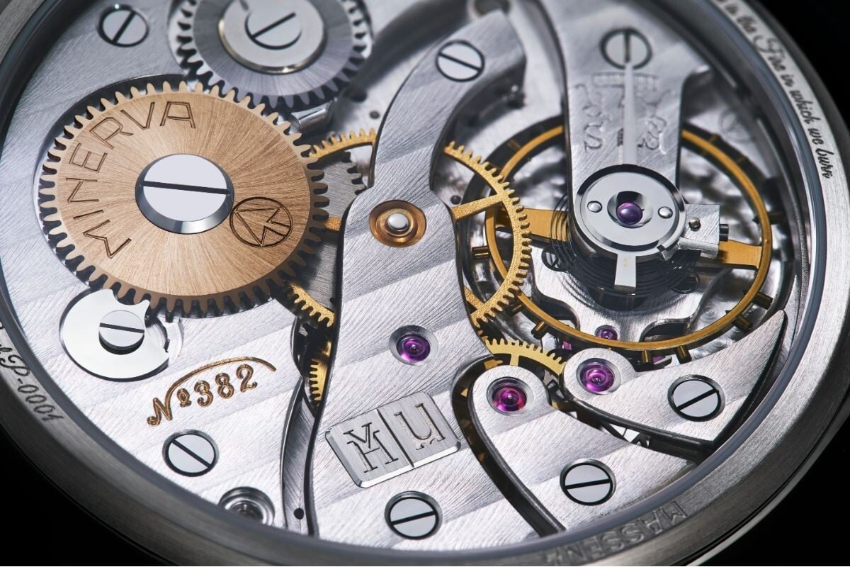 Calibre 17'22 new old stock da manufatura Minerva que equipa o Old Soul de Vianney Halter e Masse LAB