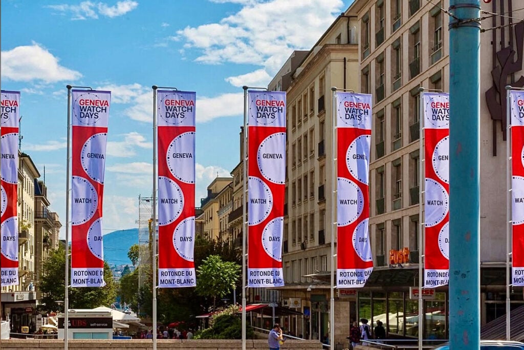 Este ano, há mais de 60 marcas associadas ao Geneva Watch Days | Foto: GWD