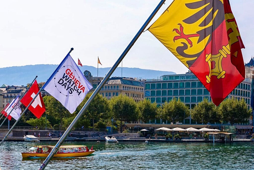 A cidade de Calvino engalanada para acolher o Geneva Watch Days | Foto. GWD