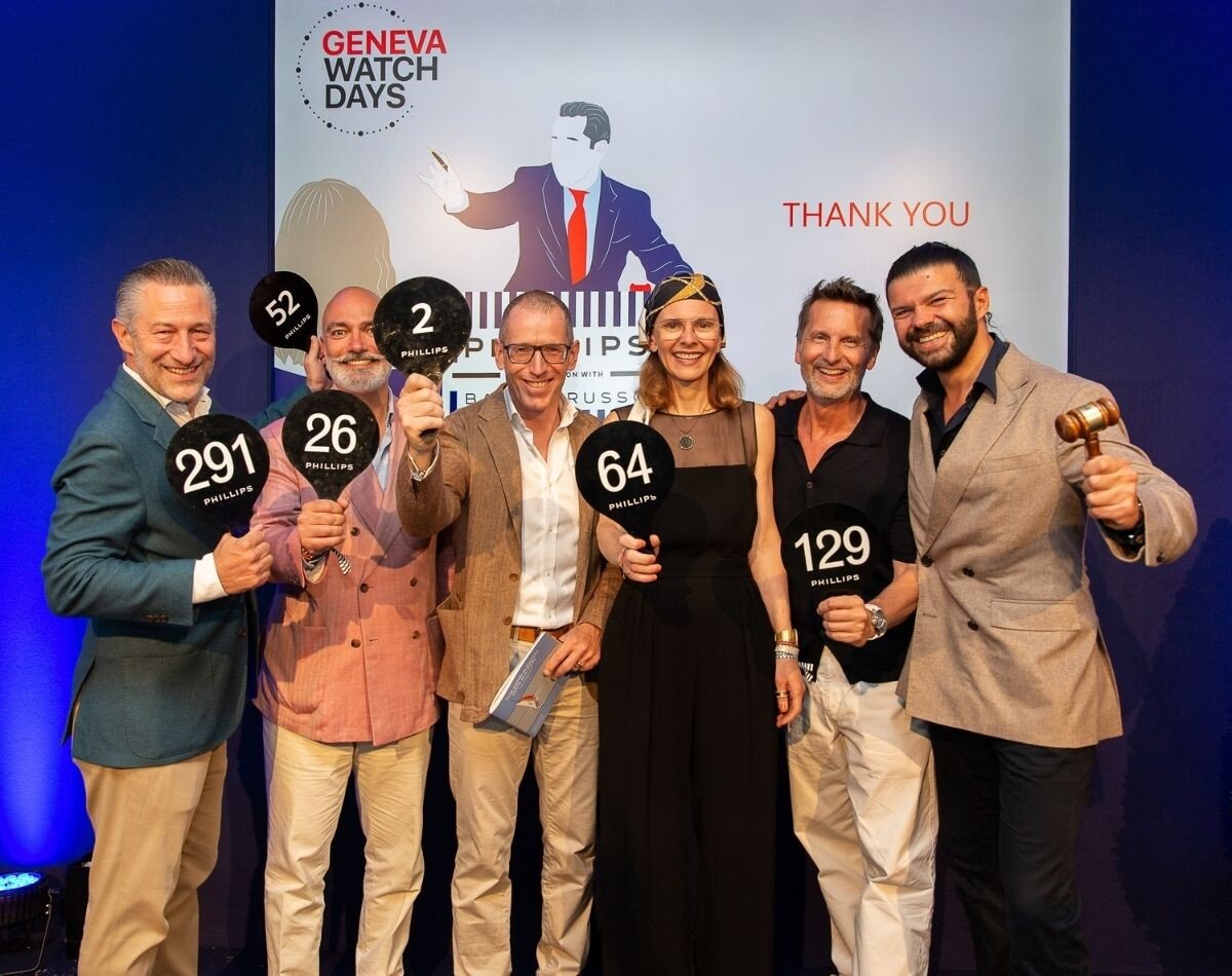 Leilão Geneva Watch Days - alguns responsáveis das marcas participantes