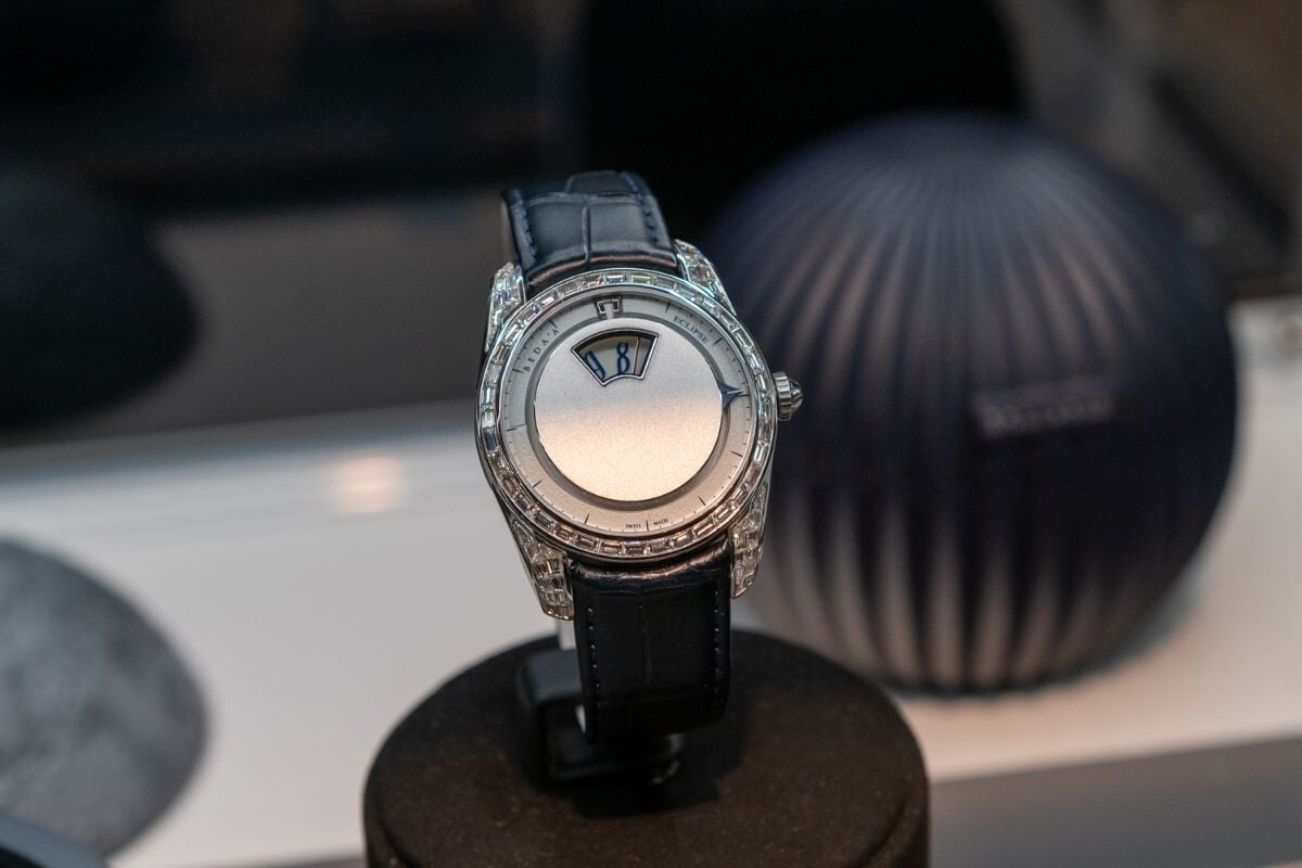 relógio Beda'a em exposição no After Time by Milano Watch Week