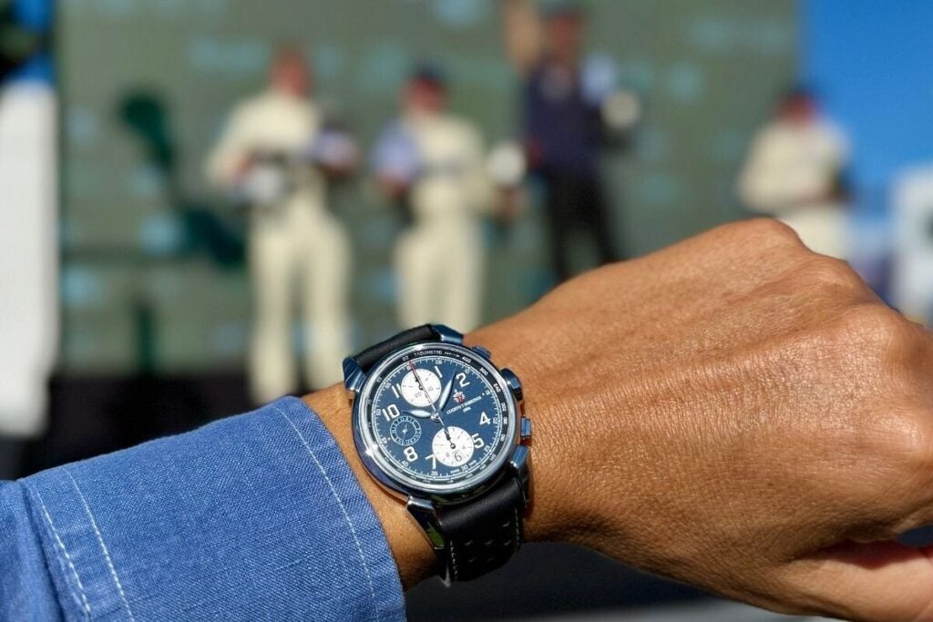 Cuervo y Sobrinos Chronograph Historic Endurance Bali-Blue