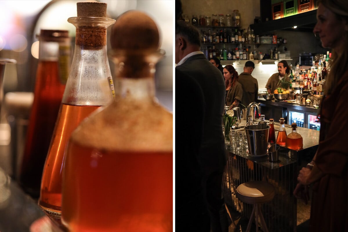 imagens do Cascavel Bar em Lisboa durante o Encontro Espiral do Tempo x Maurice Lacroix