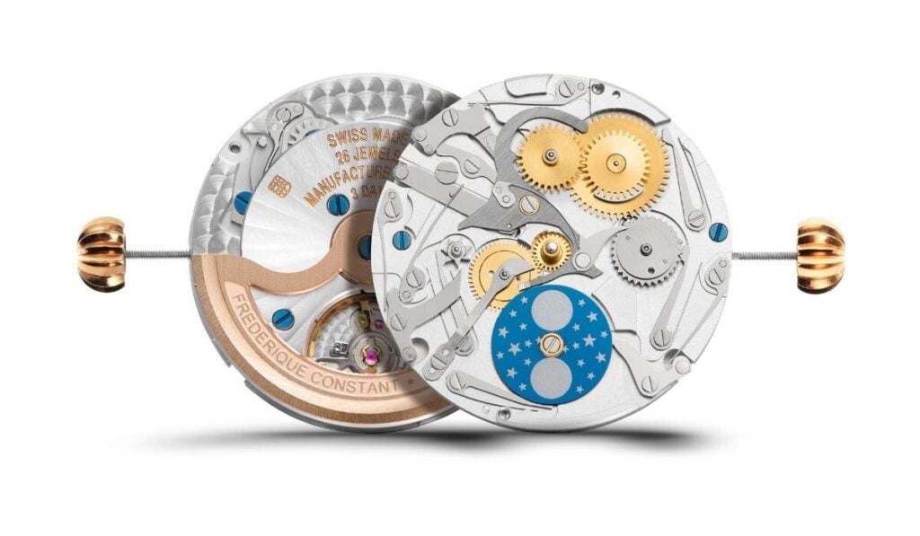 Mecanismo do Frederique Constant Classic Perpetual Calendar Manufacture