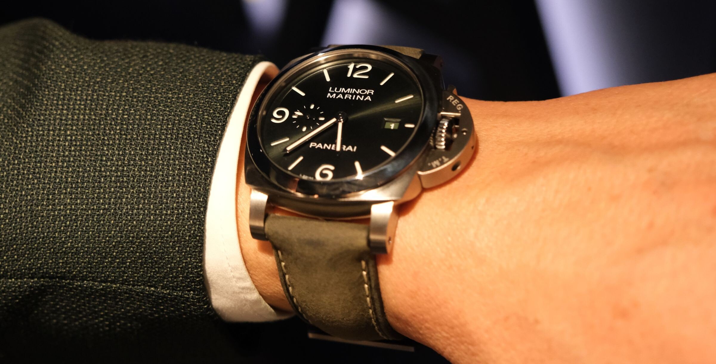 Relógio Panerai num pulso