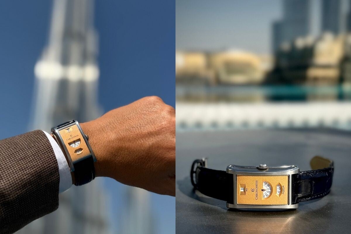 relógios com mostradores de hora digital Chronoswiss Neo Digiteur