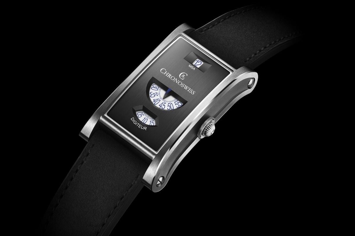 relógios com mostradores de hora digital Chronoswiss Neo Digiteur