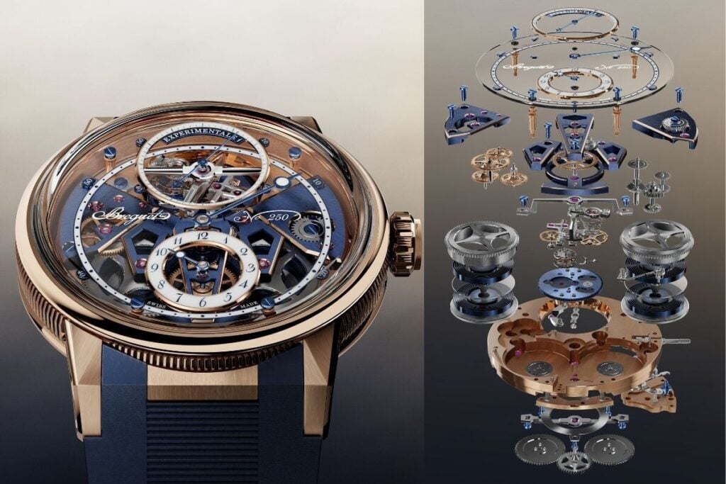 O mostrador de tipo regulador e o Calibre do Breguet Experimentale 1