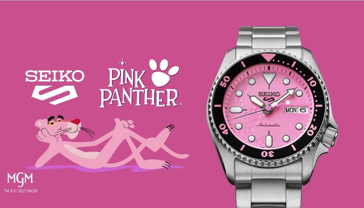O relógio Seiko Pink Panther