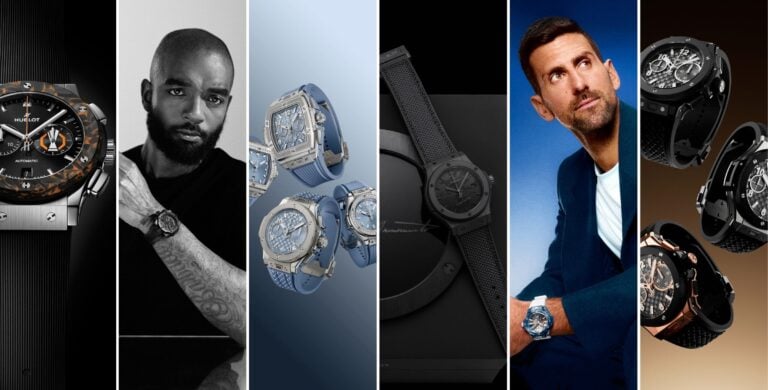 Composição com um apanhado das novidades Hublot 2026