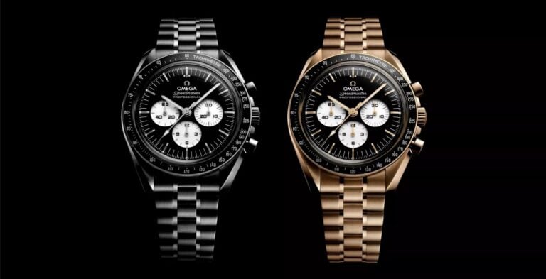 OMEGA Speedmaster Moonwatch in Black and White