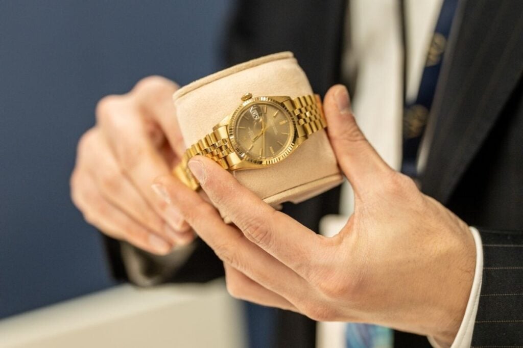 relógio Rolex Datejustna secção Vo'Vintage da Vicenzaoro | Foto: Vicenzaoro