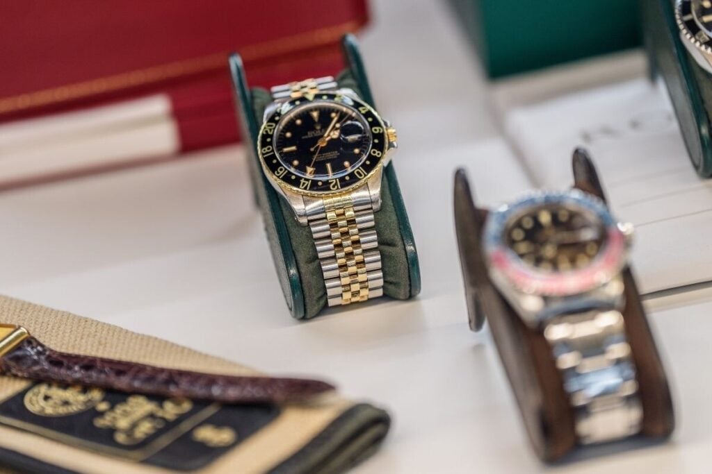 Sempre populares, os Rolex GMT-Master na secção VO'Vintage da Vicenzaoro | Foto: Vicenzaoro