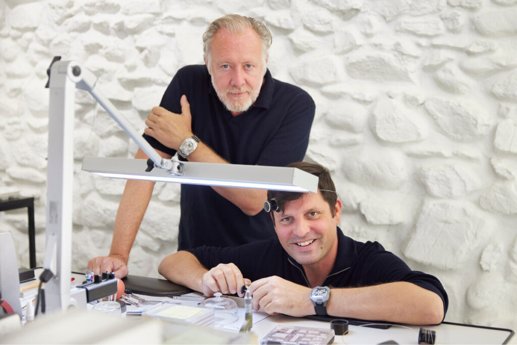 Os co-fundadores: Martin Frei e Felix Baumgartner | Foto: Urwerk