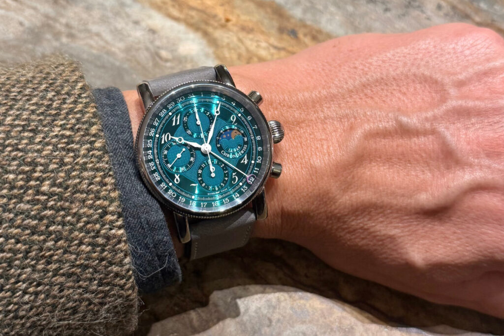 Chronoswiss Lunar Chronograph mostrador verde