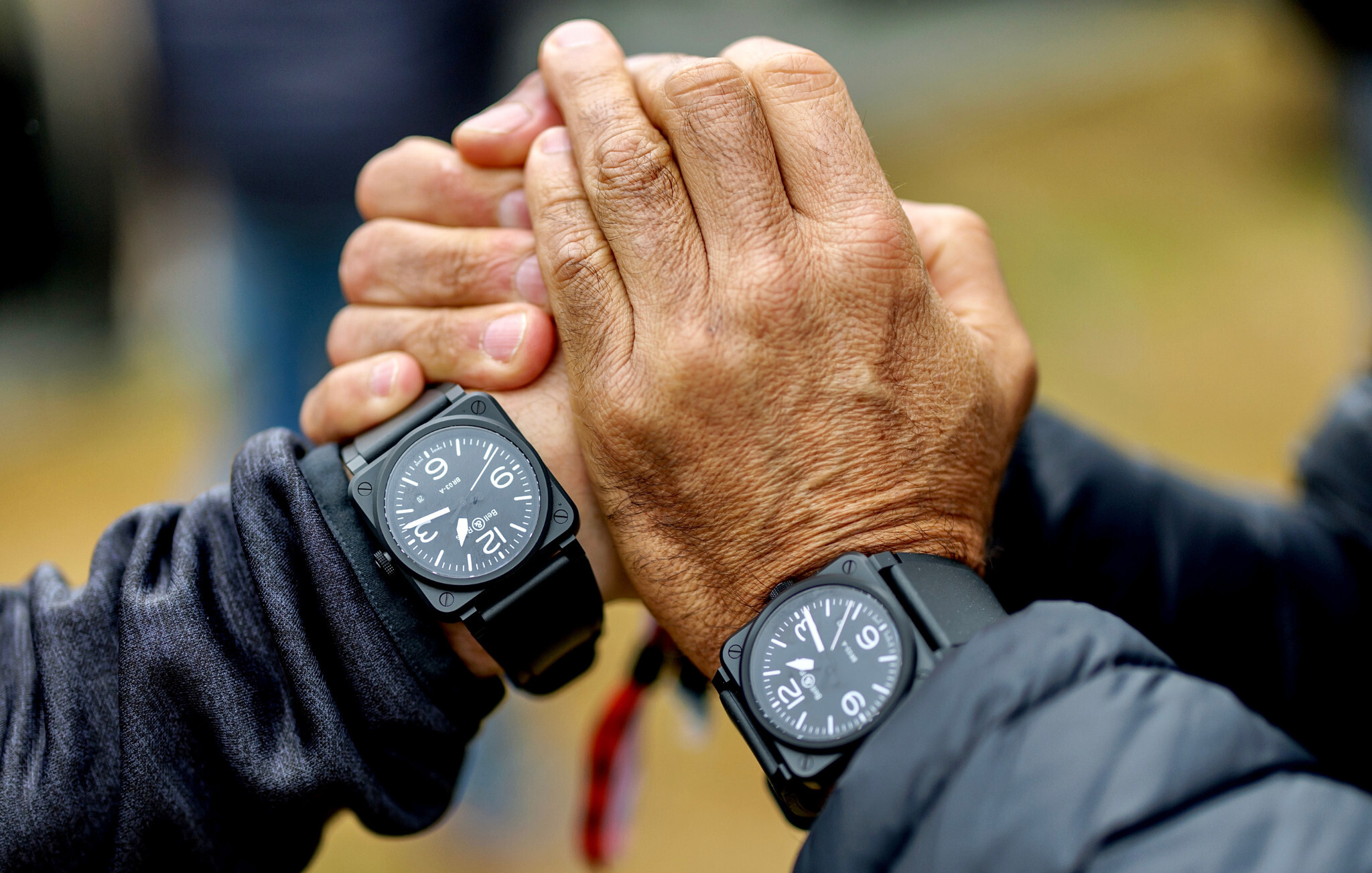 Grande parte do staff da escuderia Defender Rally usa no pulso o BR-03 Black Matte | Foto: Defender Rally Team