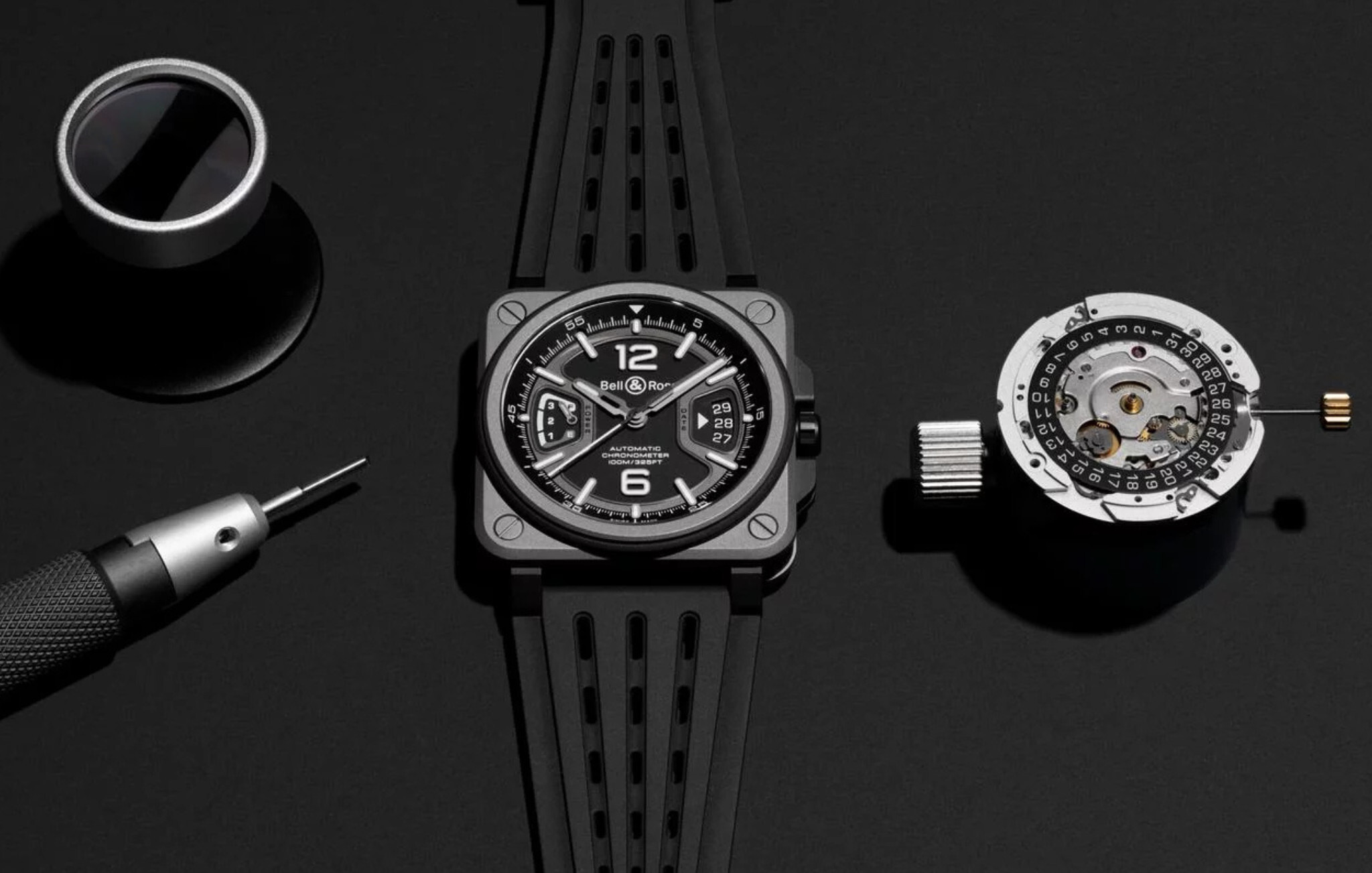 Leve mas robusto, técnico mas sofisticado: o BR-X3 Black Titanium | Foto: Bell & Ross