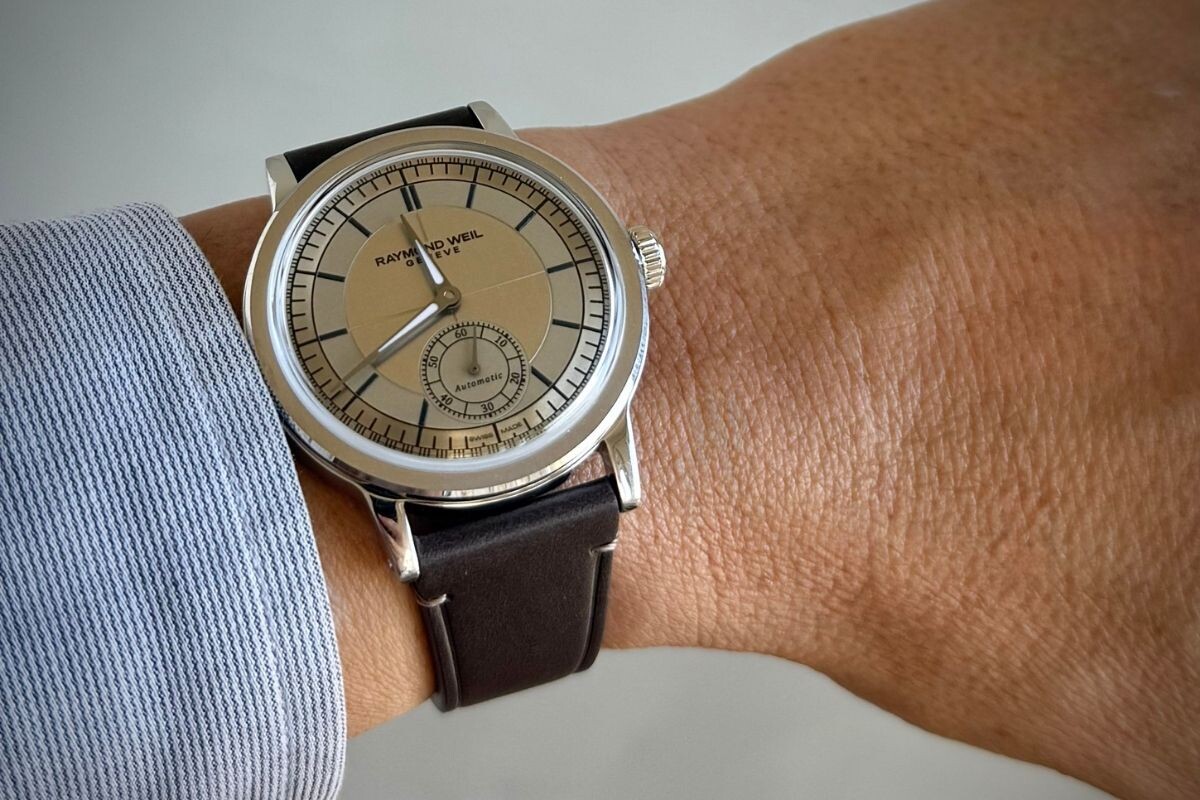 Raymond Weil Millesime Small Seconds no pulso